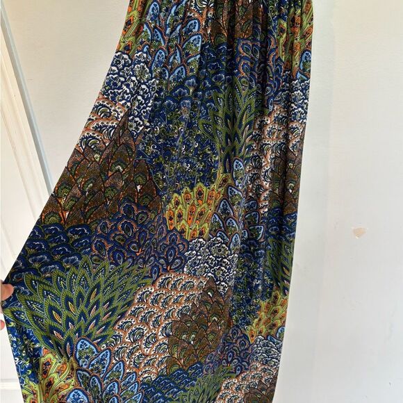 5th & Love Blue and Green Maxi Dress - Picture 2 of 5